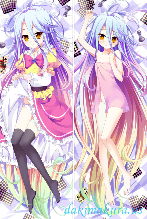 NO GAME NO LIFE-Shiro ANIME DAKIMAKURA JAPANESE PILLOW COVER